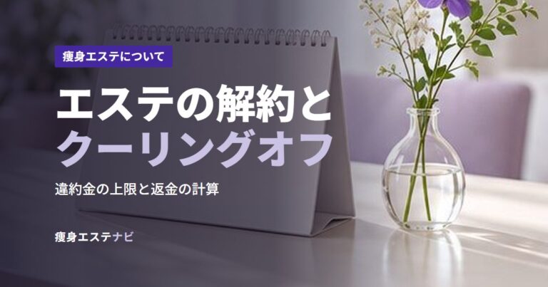エステの解約とクーリングオフ